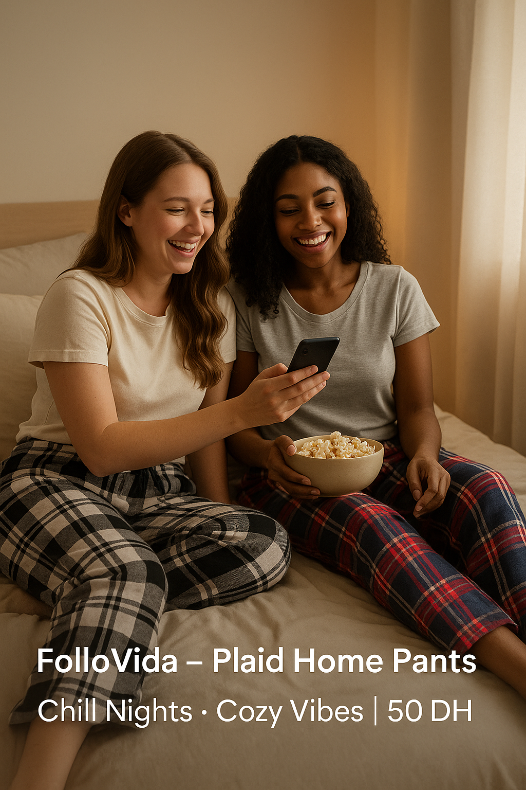 FolloVida — Plaid Home Pants