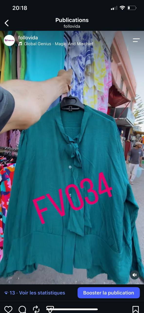 Blouse Teal